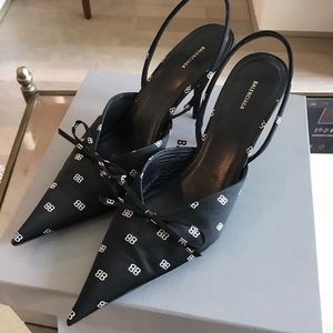 Balenciaga Pointed Slingback Heel
